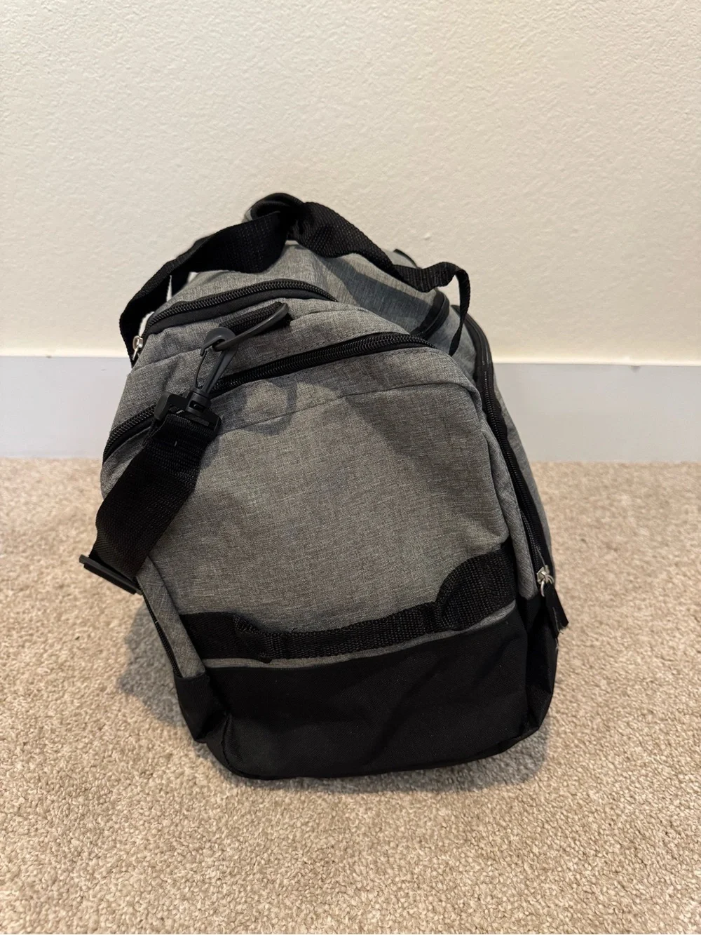 Gray Google Duffle Bag
